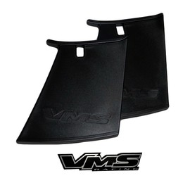 VMS Racing 2pc Two Rear Wing Spoiler STABILIZER Compatible with Subaru Impreza WRX STi 04 05 06 07 2004 2005 2006 2007 (Pack of 2)