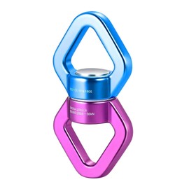 MALAYAS Aerial Silks Swing Swivel Accessories - Yoga Swing 360° Micro Swivel Swivel - Suitable for Swing, Hammock, Aerial Yoga, Aerial Silks（30KN） Red Blue