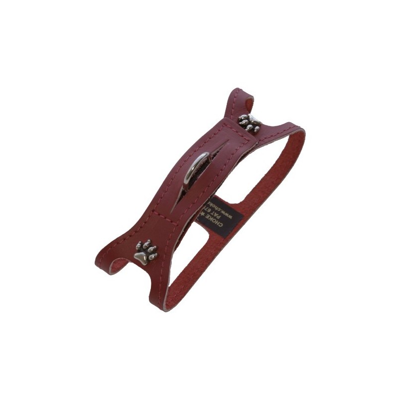 ChokeFree Pet Shoulder Collar, 15-Inch, Non Metallic Red
