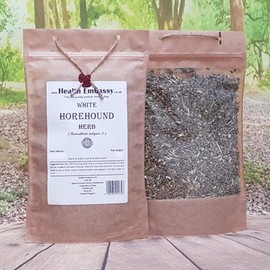 Health Embassy White Horehound Herb (Marrubium L. - Marrubium Vulgare Herba) 100% Natural (100g)