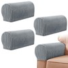 Armrest Chair Covers, Set of 4 Stretch Armchair Covers for
