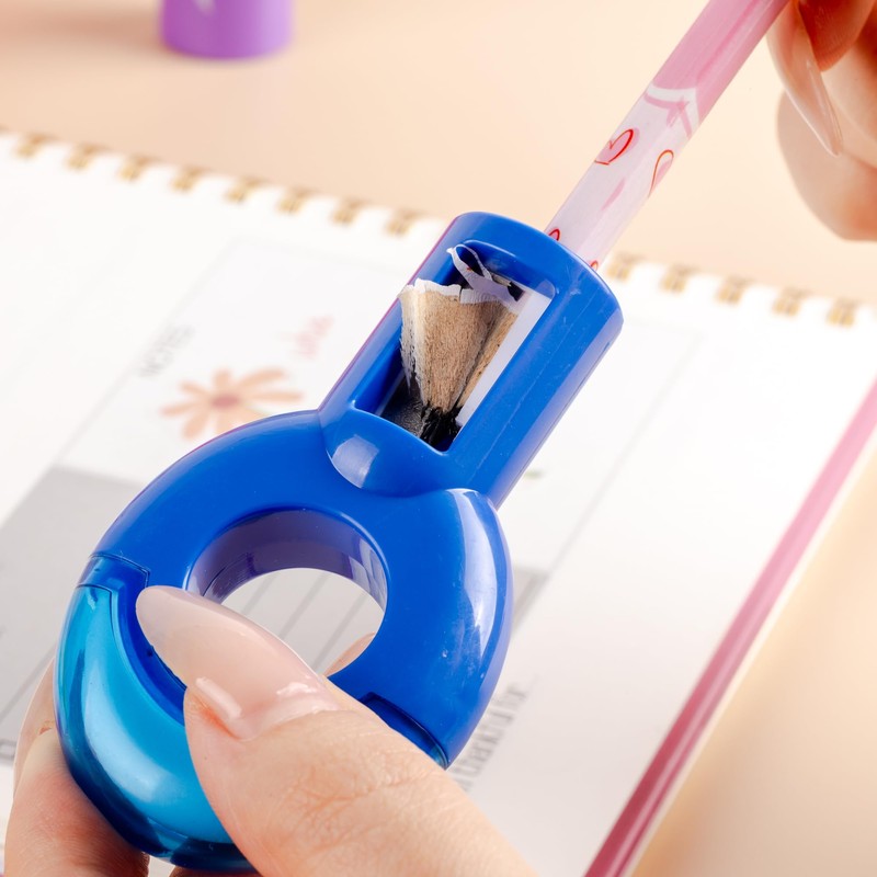 Mr. Pen- Pencil Sharpener & Eraser, 6 Pack, Colored Pencil