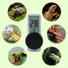 LURMMUE Reptile Terrarium Thermometer Hygrometer, Digital LCD Temperature & Humidity