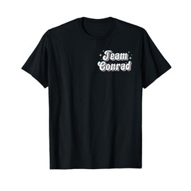 Team Conrad Retro Groovy Pocket Design T-Shirt