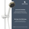 SANTRAS® Premium Shower Hose White/Gold 2.00 m with Flow Limiter