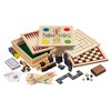 Philos 3099 - Holz-Spielesammlung, klein, mit 10 Spielmöglichkeiten