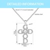 Zircobic GOD is Good Cross Necklace | Christian Faith Bible