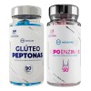 Kit Glúteo Peptonas + Lipoenzimas 90 Cápsulas
