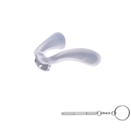 1PC Plate Glasses Frame Eyeglass Saddle Bridge Eyeglass Nose Pads Pieces TR Material Embedded Bracket and Screwdriver