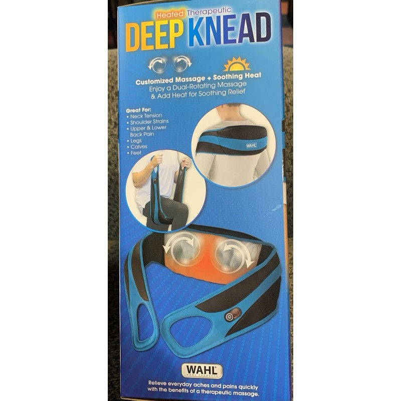 Wahl Heated Deep Knead Therapeutic Massage Wrap 4264 Neck Back