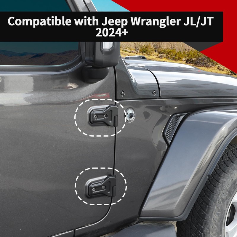 Voodonala for Jeep Wrangler JL JT 2Doors 4XE 2018-2024 Car
