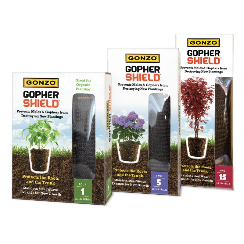 GONZO GOPHER SHIELD STEEL MESH PLANT PROTECTOR 24" X 28"