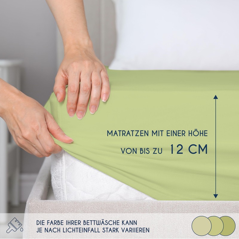 Dreamzie Elasticated Cotton Fitted Sheet