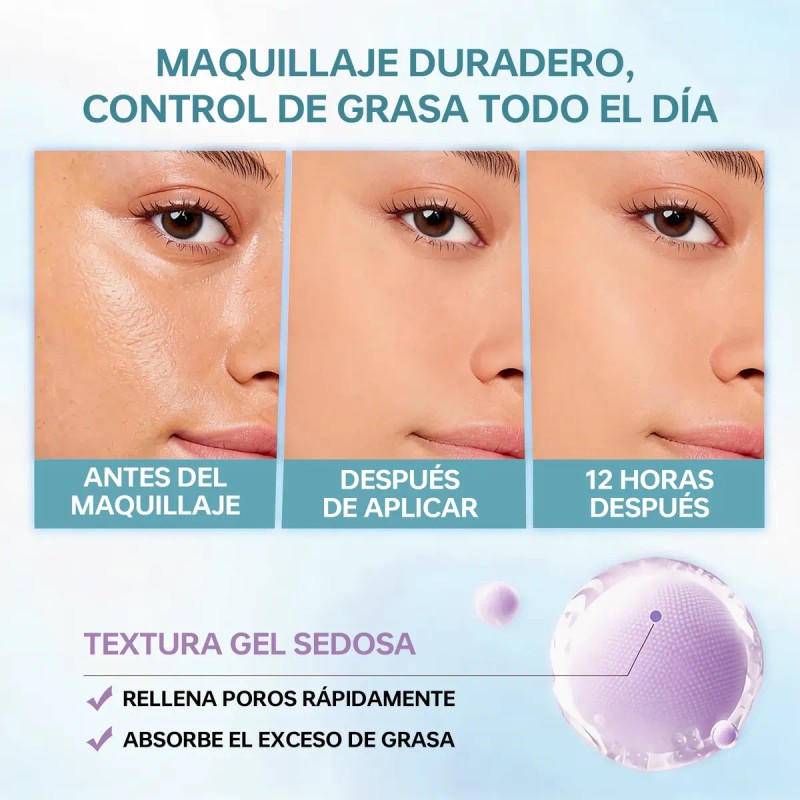 Quarxery Prebase Minimiza Poros Y Difumina Imperfecciones