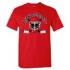 New Jersey Team Mask Men's T-Shirt for Hockey Fans (Red