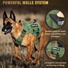 WINSEE Tactical Dog Harness for Large Dog, Heavy Duty Service