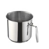 Stainless Steel Milk Pan Suitable for Induction Cookers Steel Handle
