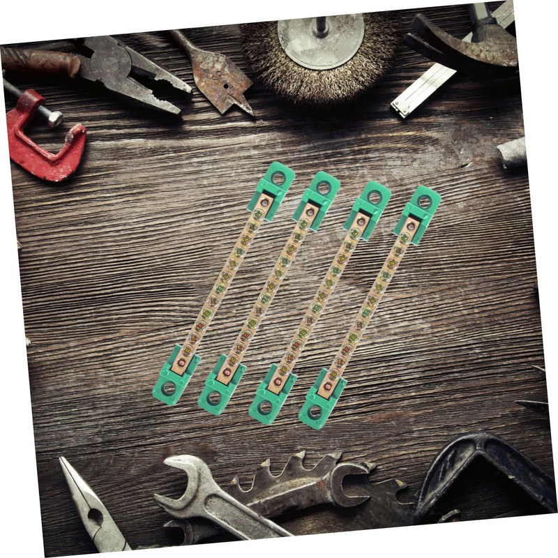 FUNOMOCYA 4pcs Terminal Block Connector with Screw Terminal Strip 12