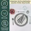 mon bijou Fabric Napkins Light Grey Set of 6 -