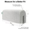 AEOCOO Bed Rail Bumpers Protector, Hospital Bed Rails Padding, Loft