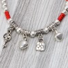 Veraly Pulsera Tobillera Hilo Rojo Destino Con Llave Candado F