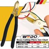 WEDO Brass Diagonal Cutting Pliers 7", Side Cutting Pliers, Side