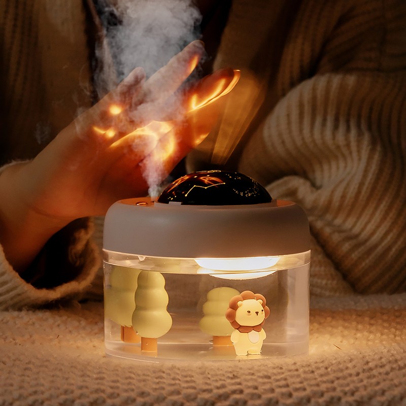 Humidifier Home Landscape Projection 35ML-55ML/H Spray Volume 2000mAh 500ml Large