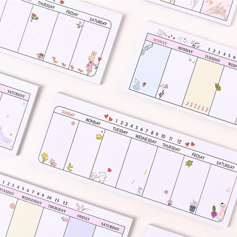 Thereisno Quality Weekly Planner Notebook Weekly Planning Pads Weekly Calendar