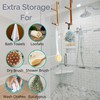 Over Shower Door Towel Hook - No Drill, No Rust,
