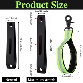 4 Pieces Firefighter Tools 2 Pcs Firefighter Helmet Band 2 Pcs Firefighter Glove Strap Rubber Fire Helmet Band Glove Safety Strap with Reflective Trim Fire Accessories