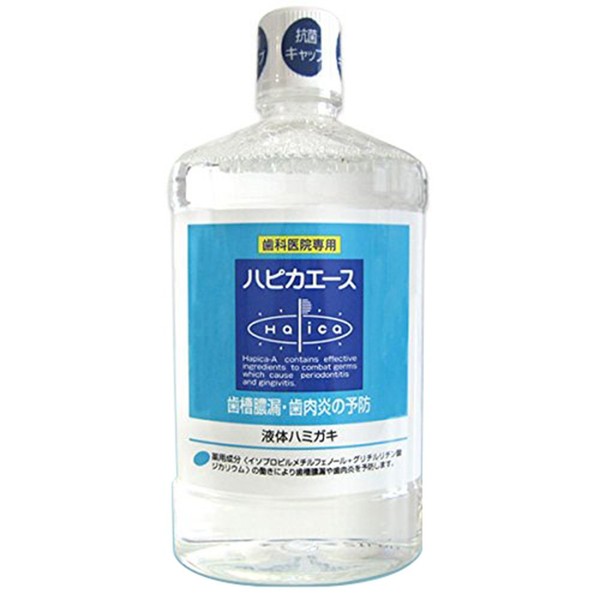 HAKAKA Ace 6 Piece Set [Dental Clinic Liquid Toothpaste] Pine Style Medicated Herb Mint, Herb Mint, 16.2 fl oz (480 ml) x 6 Bottles