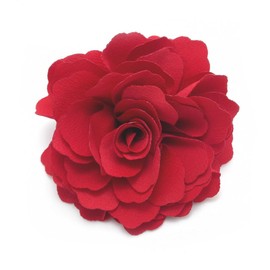 Meilliwish - Broche para el pelo con diseño de camelias, color rojo (A74)