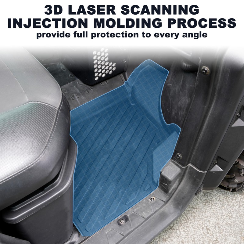 LDETXY Floor Mats for Can Am Defender 16-25, TPE Front