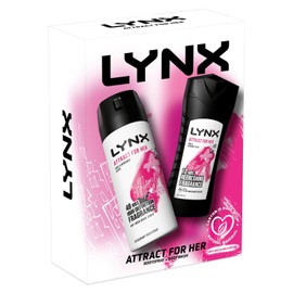 Lynx Attract for Her Gift Set, 2 piece in a single unit.