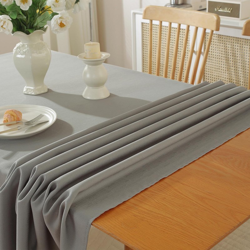 meioro Wipe Clean Tablecloth Waterproof Table Cloth, Rectangle Water Resistant
