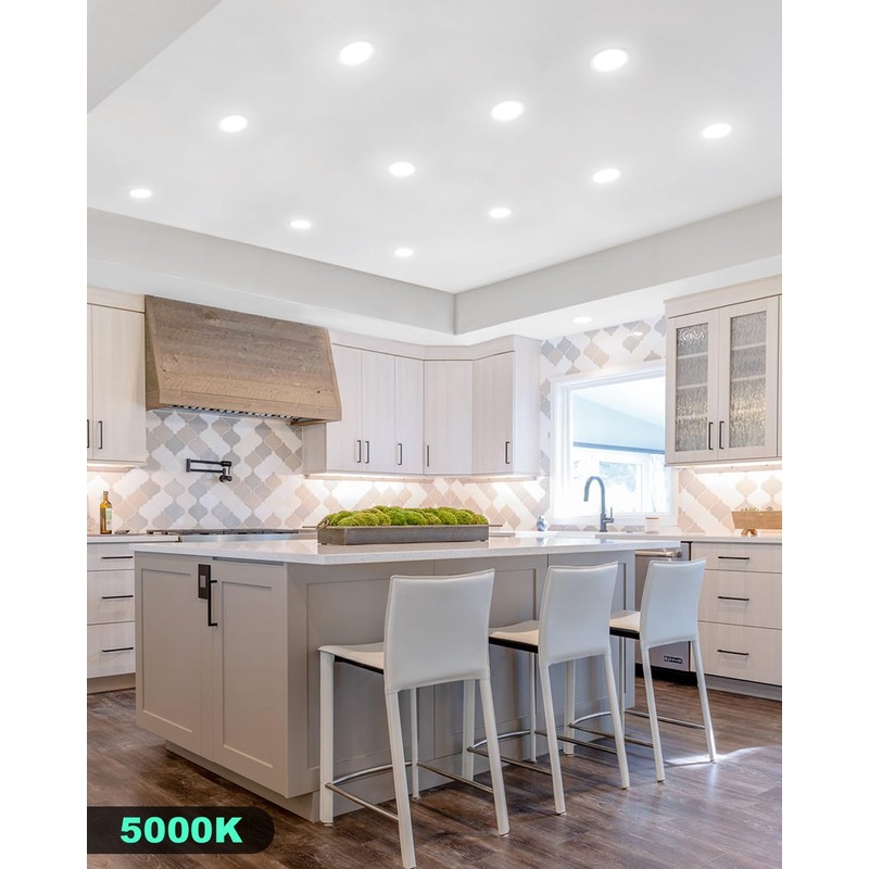 VOLISUN 24 Pack 4 inch Recessed Lighting, 5CCT LED Recessed