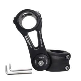 UPANBIKE Bike Stem Adjustable 31.8mm 85 Degree 90mm 110mm 145mm Aluminum Alloy Handlebar Riser Extender Stem for Mountain Bicycle Road Bike MTB(Black,31.8 * 110)