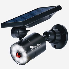 DrawGreen Solar Motion Lights Outdoor 1400-Lumen LED Spotlight 9-Watt(130W Equ.) Solar Flood Security Lights for Garden Driveway Patio Yard Path Porch Deck, 100-Week 100% Free Replacement