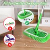 6 pack Reusable Mop Pads Compatible with Swiffer Sweeper Mop,