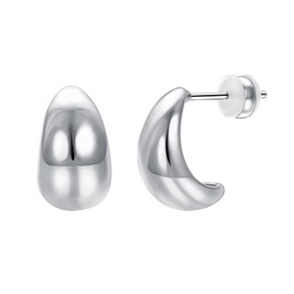 Airokiy Statement Drop Earrings Gold Hanging 18K Gold-Plated Hypoallergenic Waterproof Drop Earrings Dupes for Women, Stainless Steel, No Gemstone