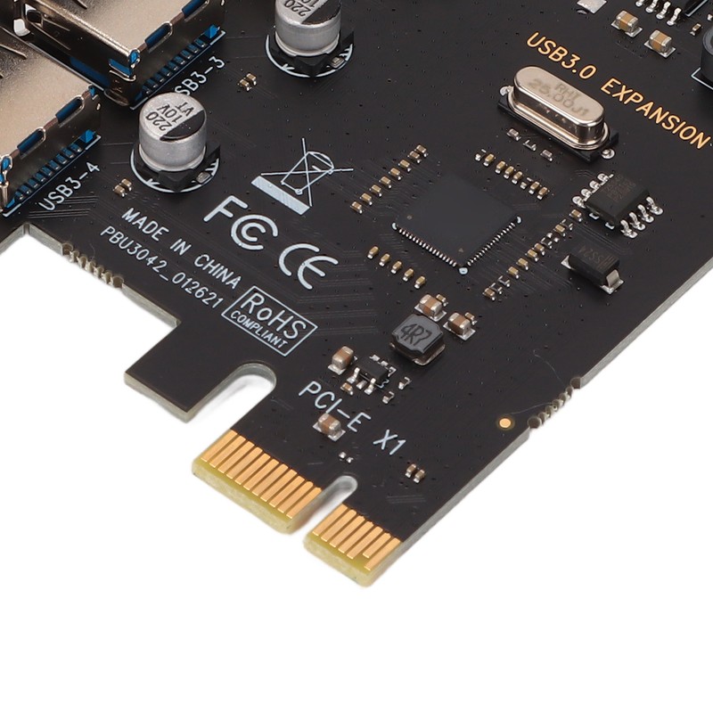 PCI E to USB 3.0 Expansion Card 4 Ports 5Gbps
