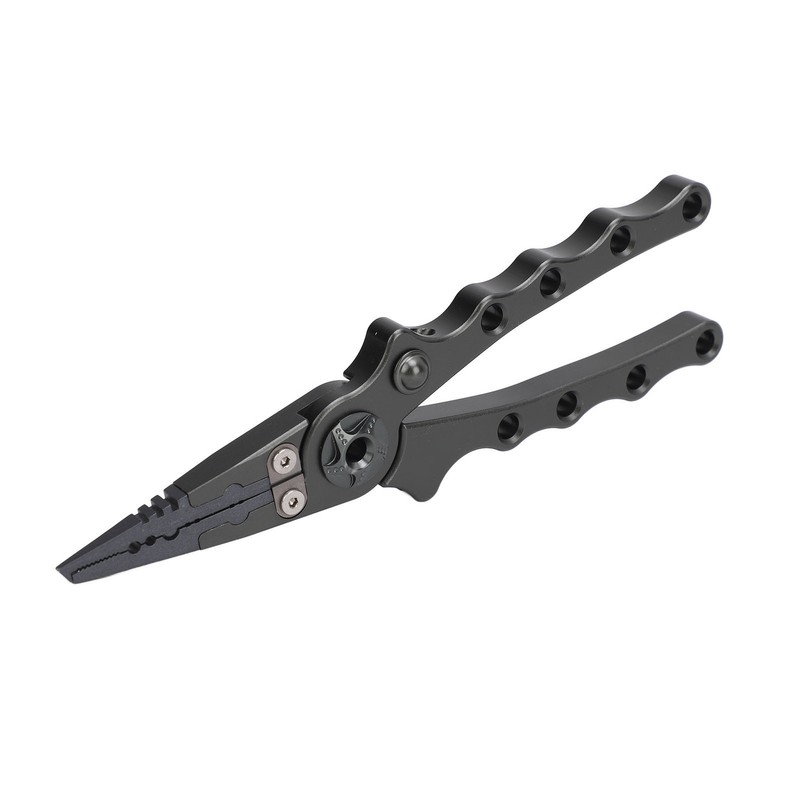 Fishing Pliers Aluminium Alloy Multifunctional Split Ring Pliers Self Locking