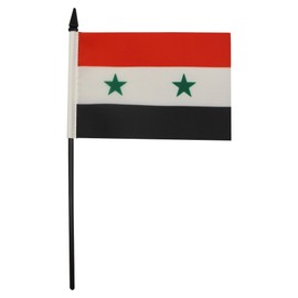 AZ FLAG - Table Flag Syria - 15 x 10 cm - Syrian Table Flag 10 x 15 cm - Flags