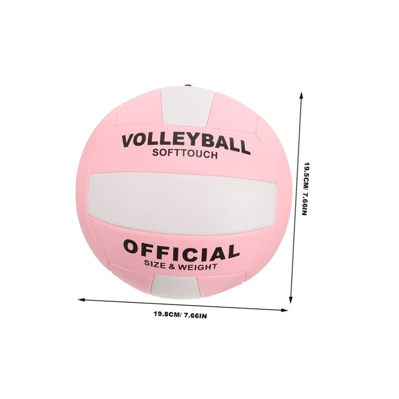 Kisangel Training Volleyball 2 Pack Soft Indoor Volleyball Machine Stitching