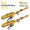 Cat 4 Piece Strap Set with Swivel Hook Cam Buckles