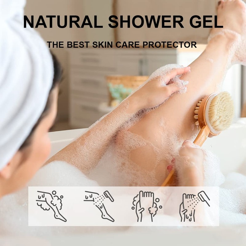 Shower Gel, Bath Soap and Shampoo (Body, Face and Hair)