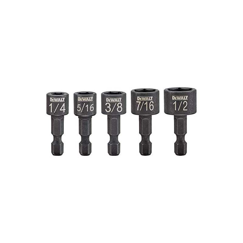 DEWALT - DWAIND-5 Nut Driver Set, Compact, 5-Piece (DWAIND5)