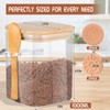 Brown Sugar Keeper Container 1000ml, Glass Jar with Lid and