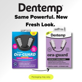Dentemp Ora-Guard Custom Fit Dental Guard - Bruxism Night Guard for Teeth Grinding - Mouth Guard for Clenching Teeth at Night - Comfortable Sleeping - Relieve Soreness in Jaw (Packaging May Vary)