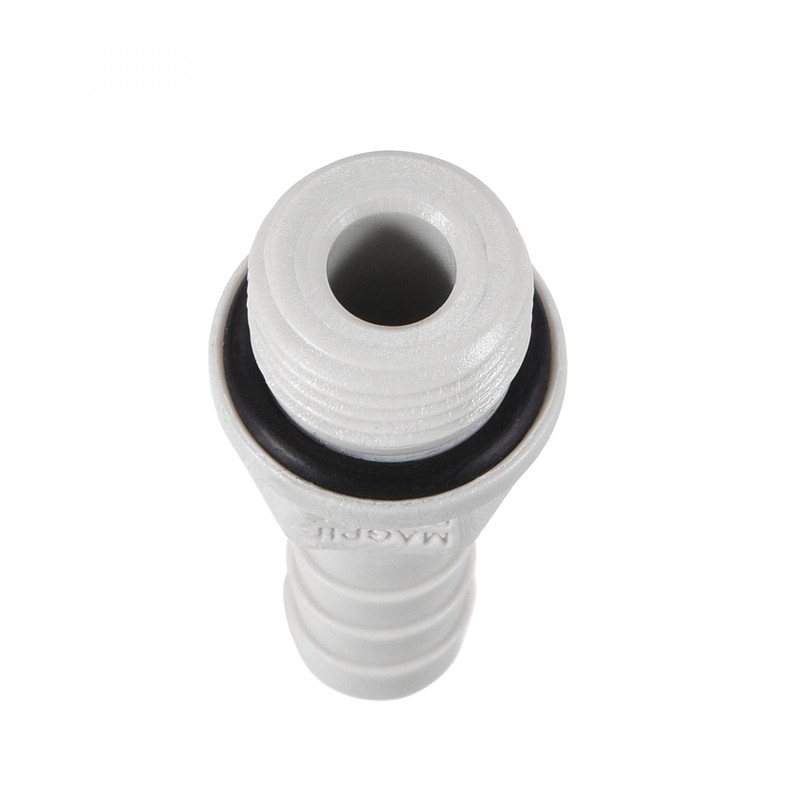 sourcing map PVC Barb Hose Fitting Connector Adapter 8mm or